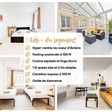 Le 3 Cailloux / 2 *hyper Centre* Apartman Amiens